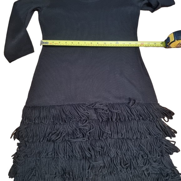 🔥Host Pick🔥 Calvin Klein Sweater Dress with Fringed Bottom - Picture 5 of 9
